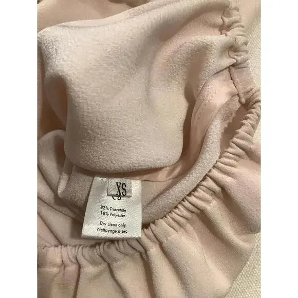 Co Women's Pink Blouse Size XS Jewel Neckline Flowy - Picture 4 of 4